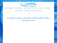 Tablet Screenshot of caringkeepsakes.co.uk